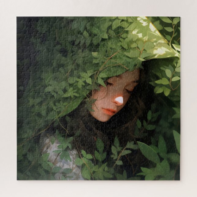 Quebra-cabeça Menina do Bosque Adormecida Anime (Vertical)