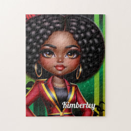 Quebra-cabeça Menina negra americana africana