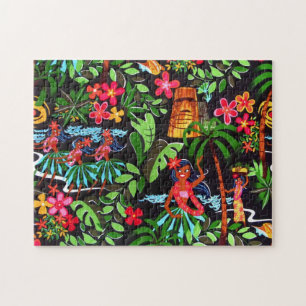 Quebra-cabeça Meninas havaianas