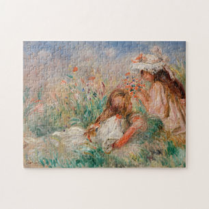 Quebra-cabeça Meninas na grama Pierre-Auguste Renoir