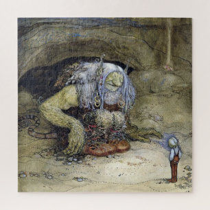 Quebra-cabeça “Menino com Troll” por John Bauer