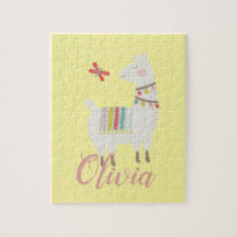 Meninos Cute Llama Personalizados