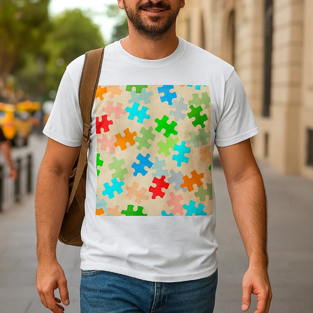 Quebra-cabeça Mens T-Shirt (Criador carregado)