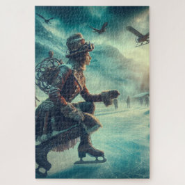 Quebra-cabeça Mensageiro de Inverno Fantasia Steampunk Vitoriana