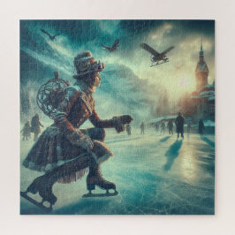 Quebra-cabeça Mensageiro de Inverno Fantasia Steampunk Vitoriana
