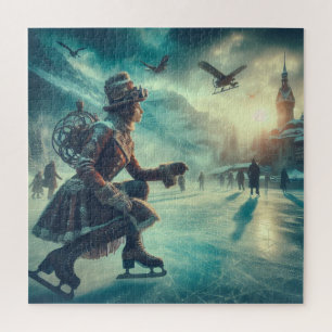 Quebra-cabeça Mensageiro de Inverno Fantasia Steampunk Vitoriana