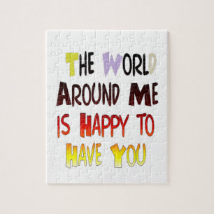 Quebra-cabeça Mensagem de boas-vindas poderosa: uma citação moti