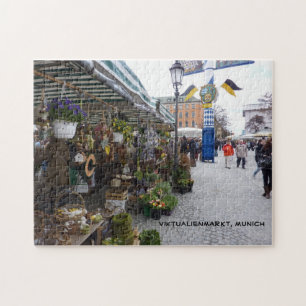 Quebra-cabeça Mercado de Munich (Viktualienmarkt)