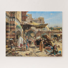 Quebra-cabeça Mercado em Jaffa | Gustav Bauernfeind |