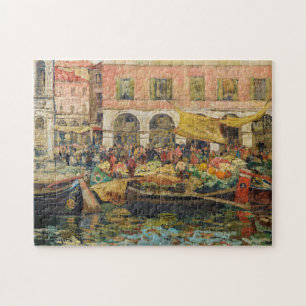 Quebra-cabeça Mercado Vegetal, Veneza Louis Abel-Truchet
