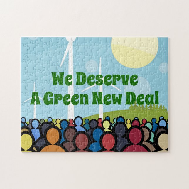 Quebra-cabeça Merecemos um Novo Acordo Verde (Horizontal)