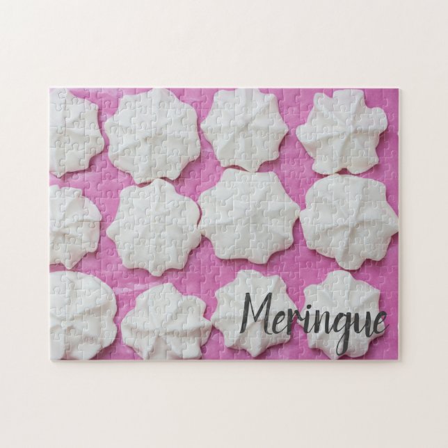 Quebra-cabeça Meringues em papel cor-de-rosa (Horizontal)