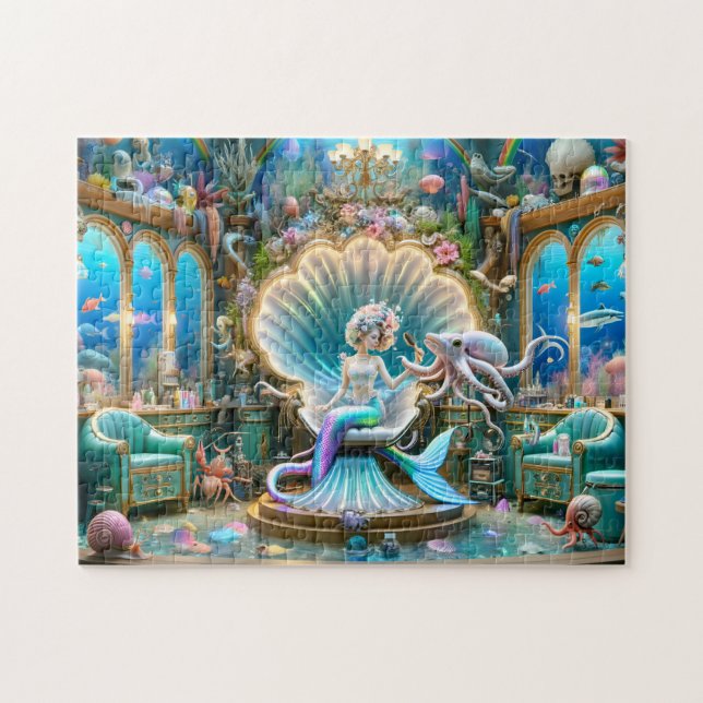 Quebra-cabeça Mermaid Beauty Salon  Sirens' Styling Sanctuary (Horizontal)