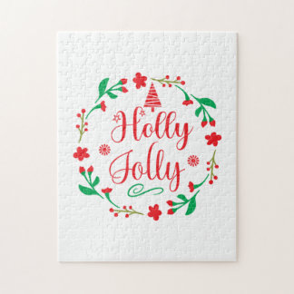 Quebra-cabeça Merry Xmas Holly Jolly