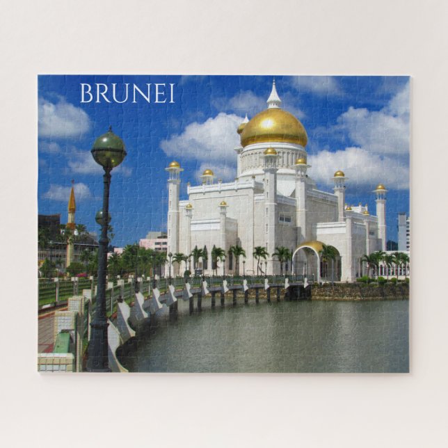 Quebra-cabeça mesquita de brunei (Horizontal)