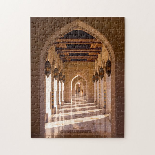 Quebra-cabeça Mesquita de Sultan Qaboos em Mascate, Omã (Vertical)
