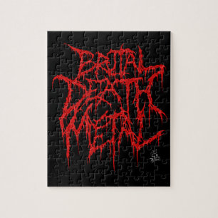 Quebra-cabeça Metal brutal da morte