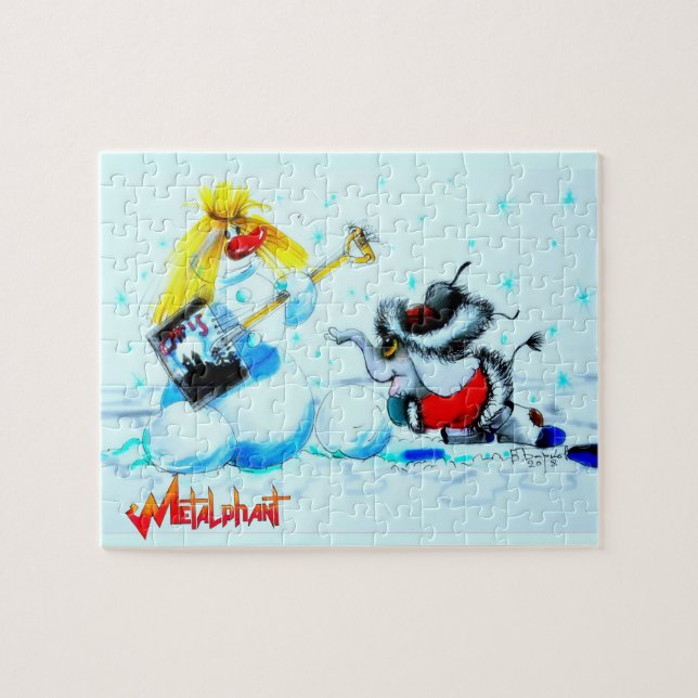 Quebra-cabeça Metalfant Winter Scene (Horizontal)