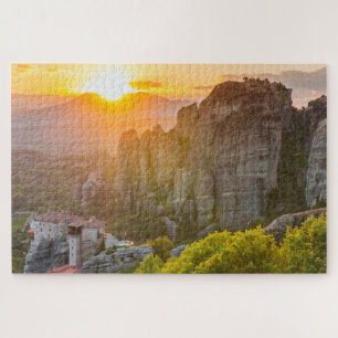Quebra-cabeça Meteora, Grécia.