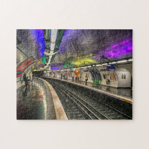 Quebra-cabeça Metrô de Paris.