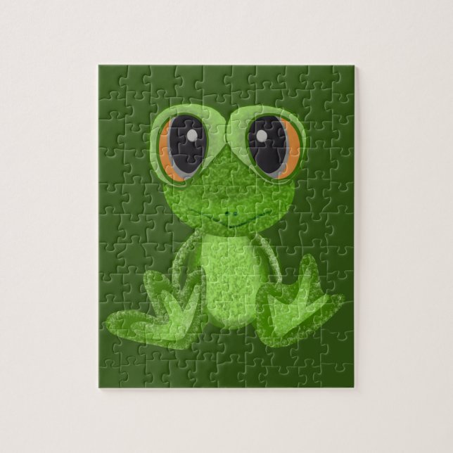 Quebra-cabeça Meu Amigo Sapo Verde (Vertical)