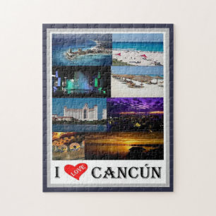 Quebra-cabeça México - Cancun I Love -
