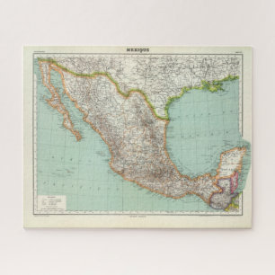 Quebra-cabeça México - Mapa do México