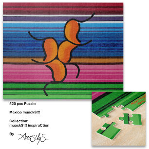 Quebra-cabeça México muackS!!! - AmaSilyS - 520 peças de Arte 