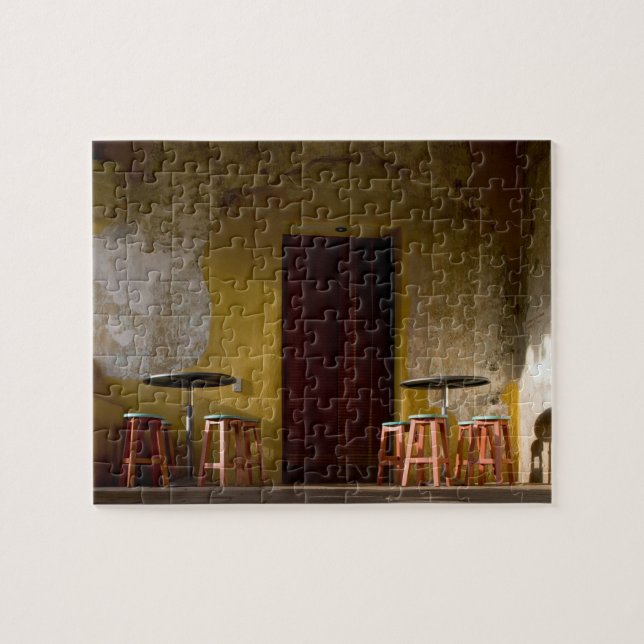 Quebra-cabeça México, Oaxaca, à tarde luzes do sol da varanda (Horizontal)