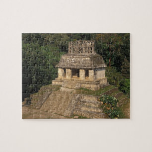 Quebra-cabeça México, província de Chiapas, Palenque, Templo de