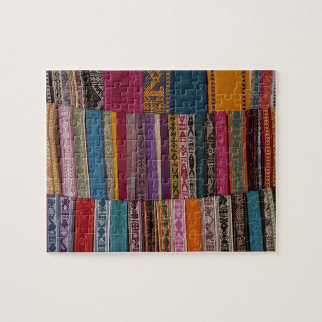 Quebra-cabeça México, Província de Oaxaca, Oaxaca, cintos tecido (Horizontal)