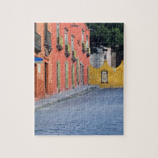 Quebra-cabeça México, San Miguel de Allende, Casas ao longo (Vertical)