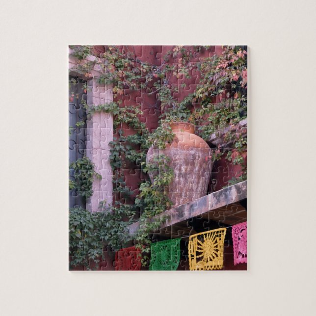 Quebra-cabeça México, San Miguel de Allende, Ivy, pote de argila (Vertical)