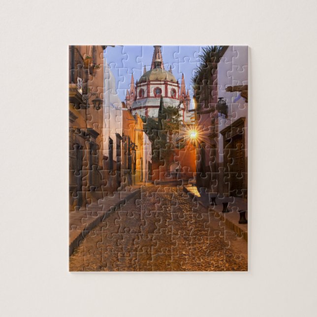 Quebra-cabeça México, San Miguel de Allende. Madrugada (Vertical)