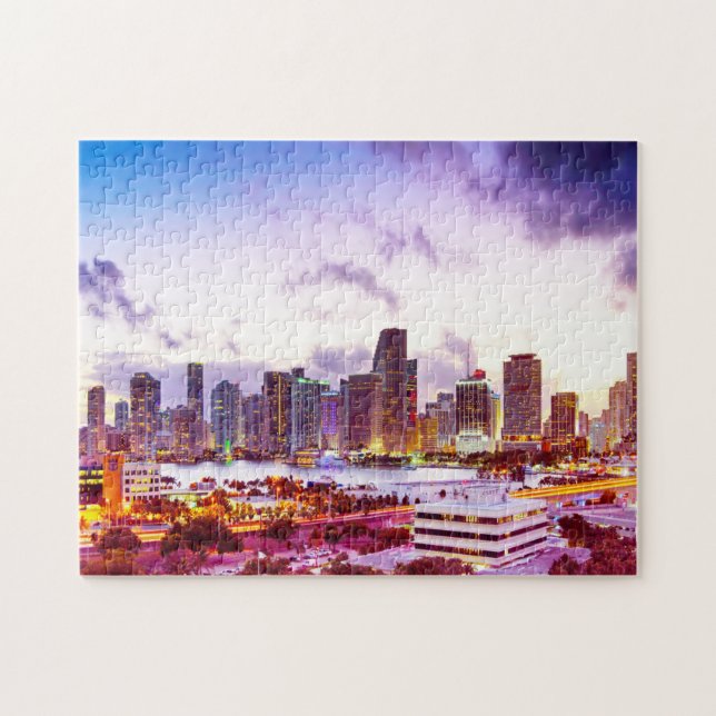 Quebra-cabeça Miami Flórida (Horizontal)
