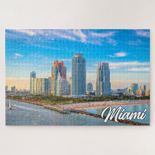 Quebra-cabeça Miami, Florida, Estados Unidos (Horizontal)