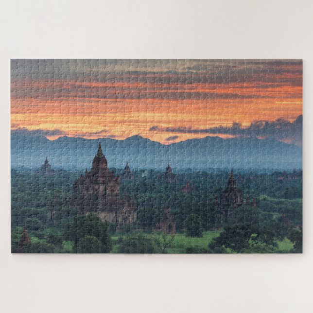 Quebra-cabeça Mianmar, Bagan Sunrise (Horizontal)