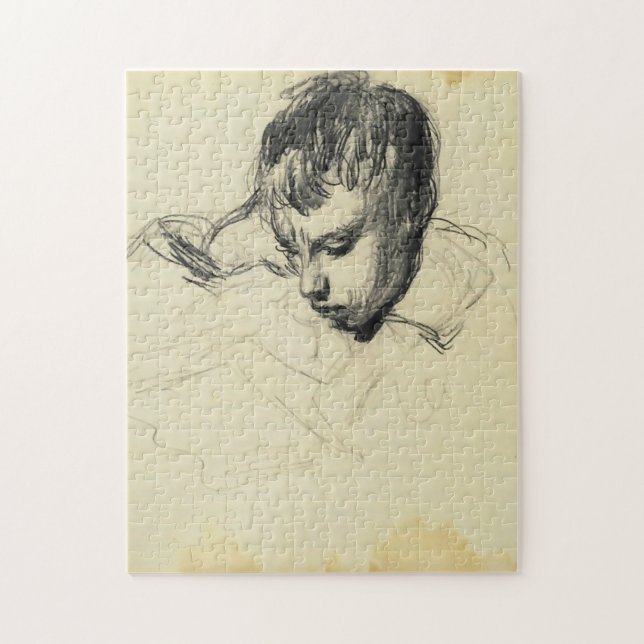 Quebra-cabeça Michel Monet Leitura Monet Fine Art (Vertical)