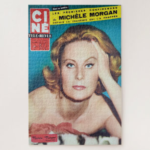Quebra-cabeça Michelle Morga*, cobrir da frente da Revista.