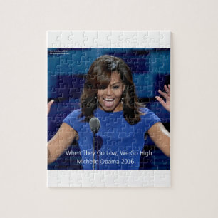 Quebra-cabeça Michelle Obama "Nós Vamos Alto" Colecionável