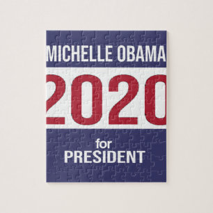 Quebra-cabeça Michelle Obama para a eleição do presidente 2020