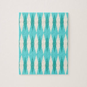 Quebra-cabeça Mid Century Modern Argyle Puzzle