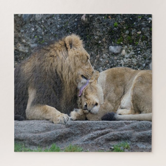 Quebra-cabeça Mighty Lion Love (Vertical)