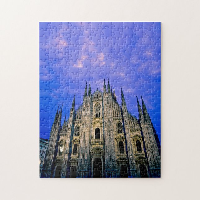 Quebra-cabeça Milano Duomo no Sunrise - 11x14 - 252 pc (Vertical)