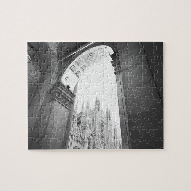 Quebra-cabeça Milano Itália, Galleria View of the Duomo (Horizontal)