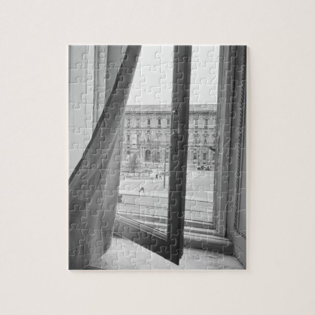 Quebra-cabeça Milano Itália, Vista de La Scala Opera Window (Vertical)