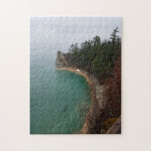 Quebra-cabeça Miners Castle Pictures Rocks Munising Michigan
