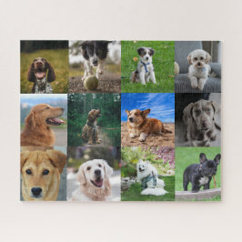 Quebra-cabeça Minha Colagem de Fotos do Cão em