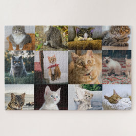 Quebra-cabeça Minha Colagem de Fotos do Gato ativada