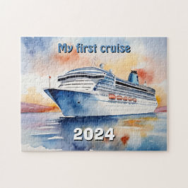 Quebra-cabeça Minha primeira aquarela de cruzeiro
